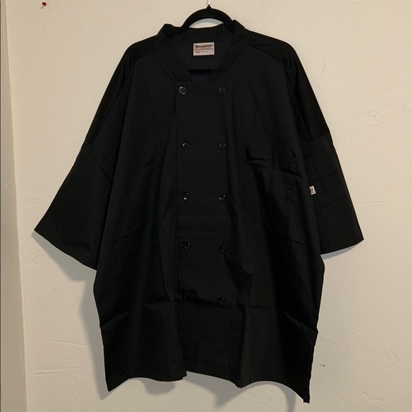 NWOT Chef Jacket By Uncommon Threads Size 4x Polyester Cotton Chef Coat - Picture 1 of 15